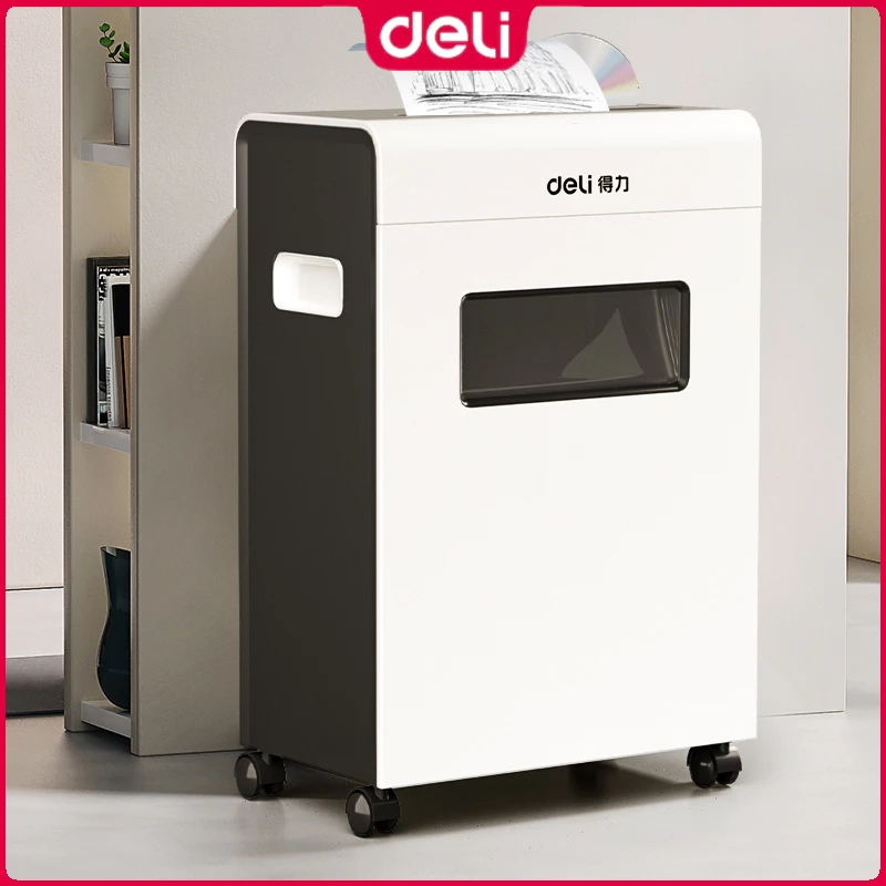 Deli Heavy Duty Paper Shredder Automatic Smash Disc Credit Card Machine ...