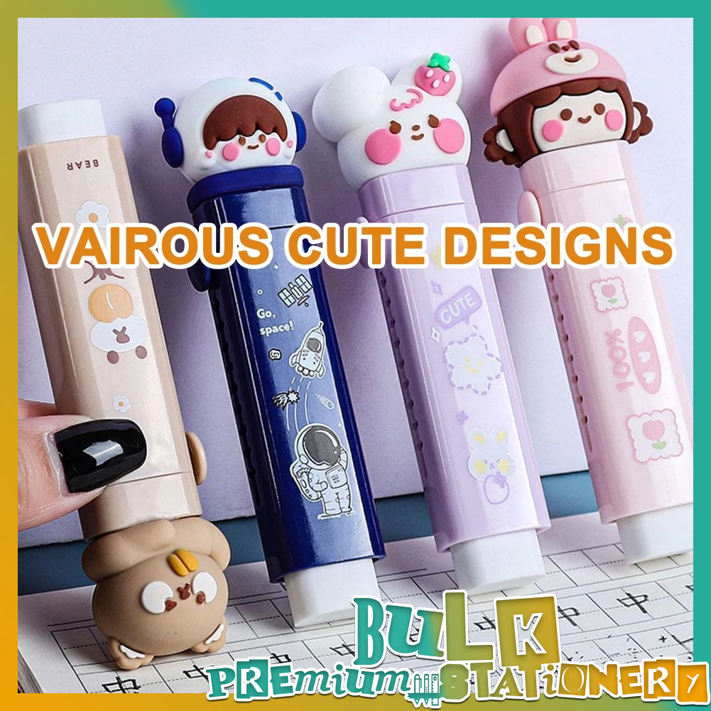 Cartoon Creative Retractable Eraser Primary School Students Cute ...