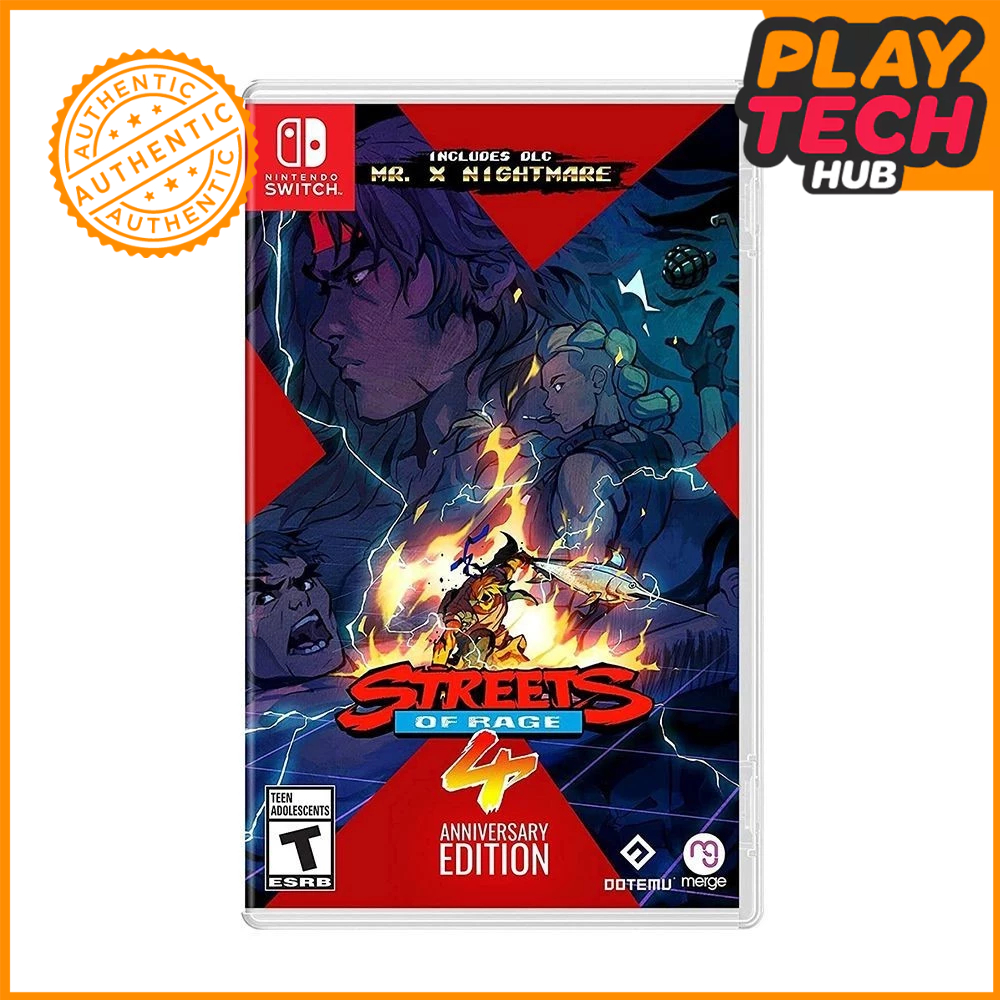 Streets of Rage 4 Anniversary Edition Nintendo Switch Game (US ...