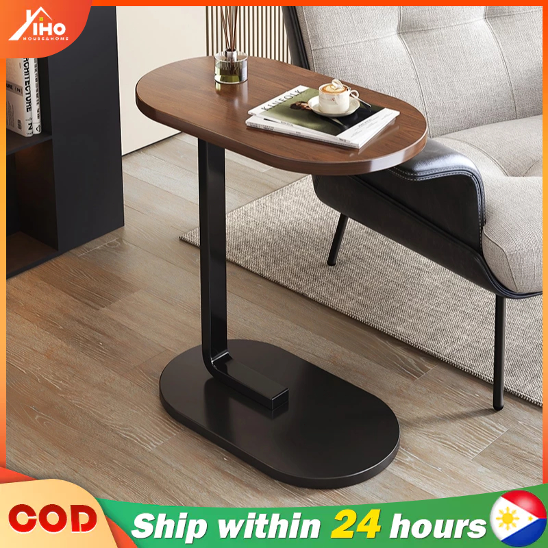Living Room Side Table Small Wooden Coffee Table Sofa Side Table ...