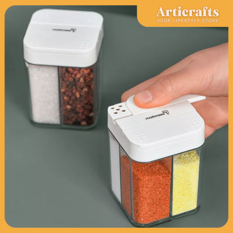 Minimalist Japan Style Kitchen Transparent Rectangular Spice Jar Shopee Philippines