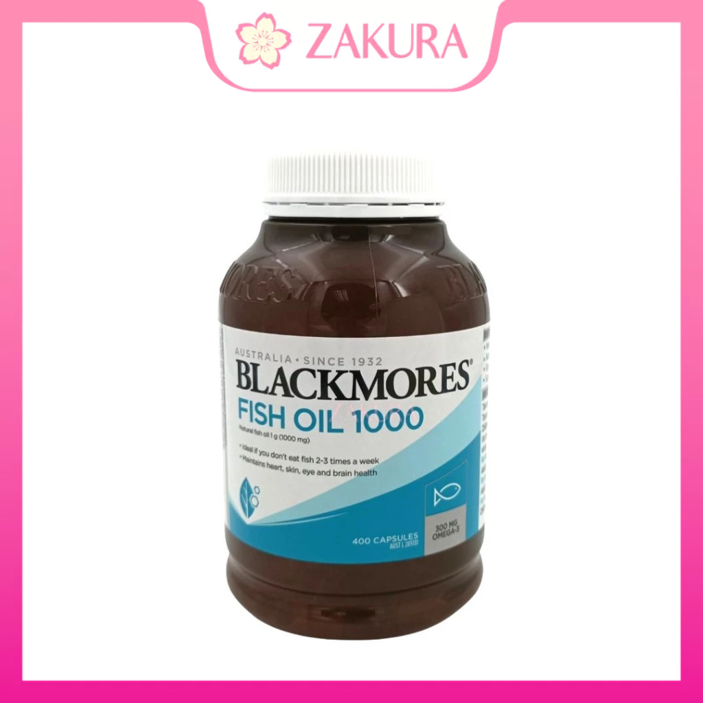 Blackmores Natural Fish Oil 1000mg 400caps Shopee Philippines