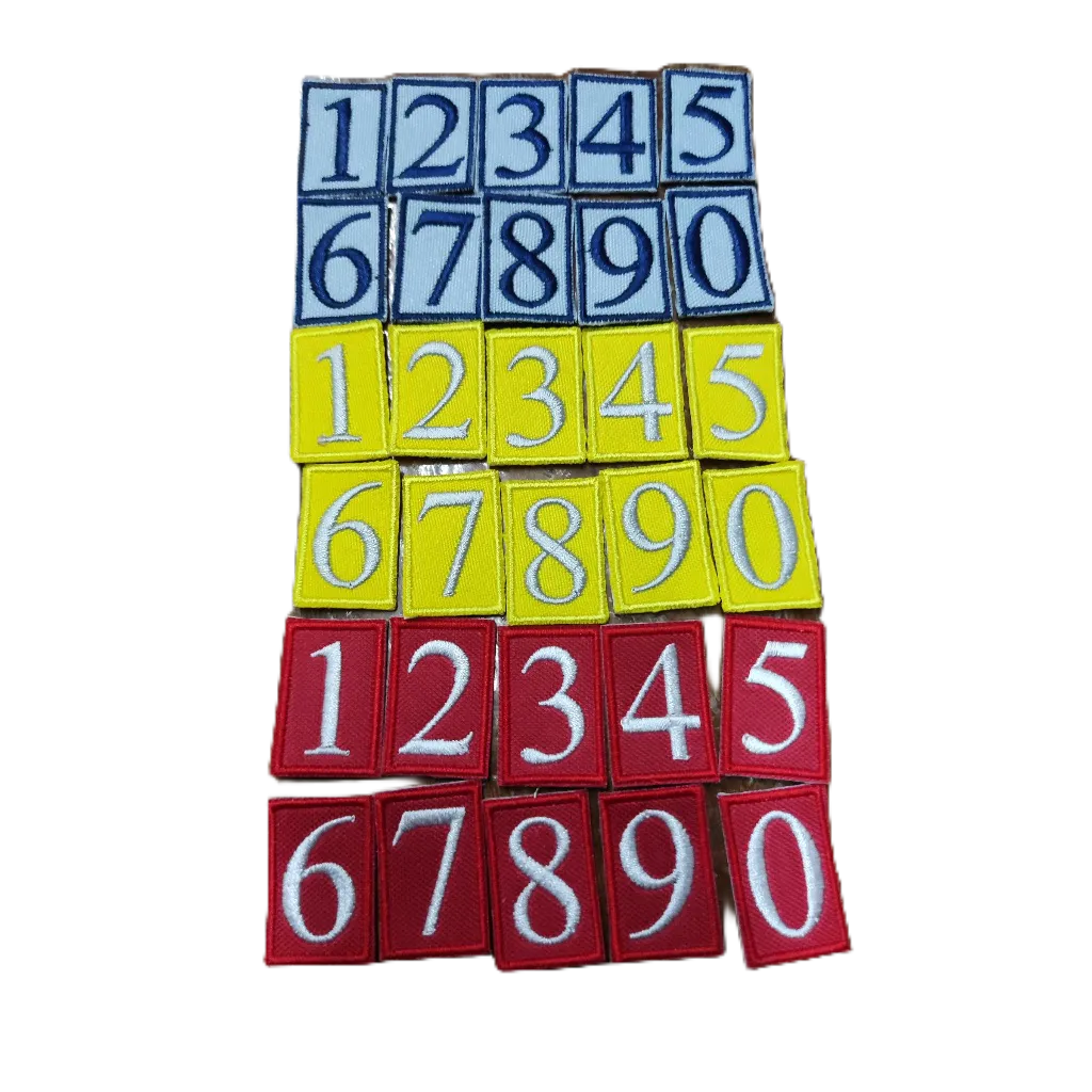 NUMBERS EMBROIDERY PATCHES | Shopee Philippines