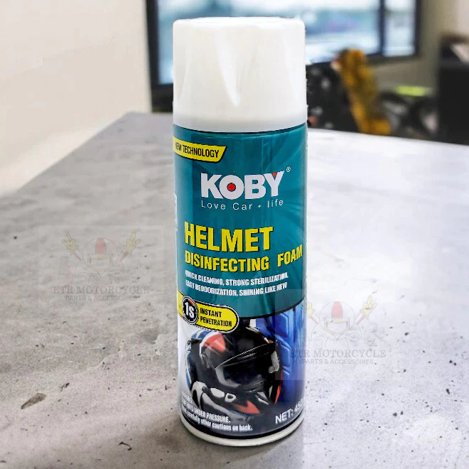 Original Koby Helmet Disinfecting Foam Spray - 450ml | Shopee Philippines