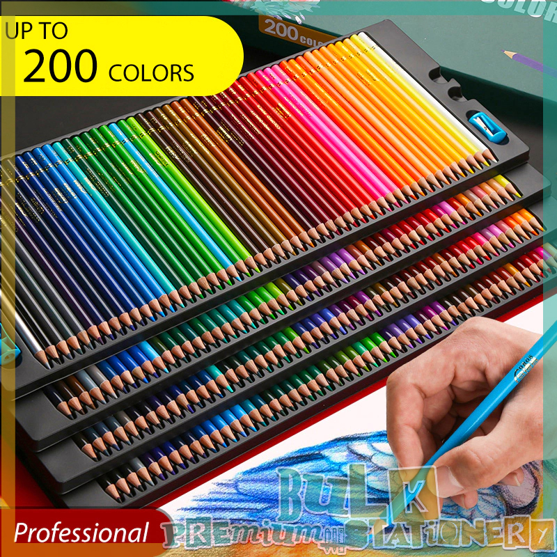 OBOS professional oil color pencil Set 48/72/120/150/200 Sketch Art Painting coloring set