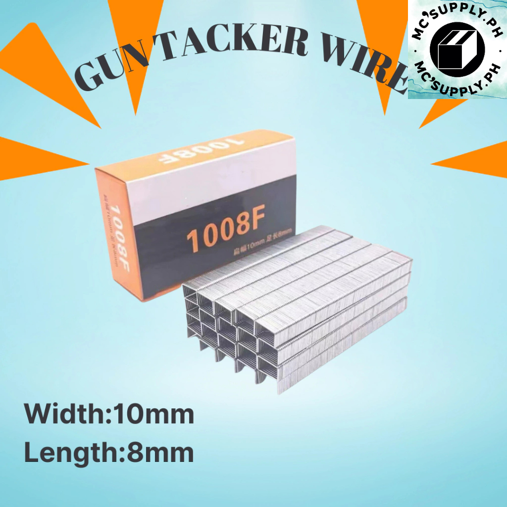 Gun tacker staple wire 10mmx8mm 200g Shopee Philippines