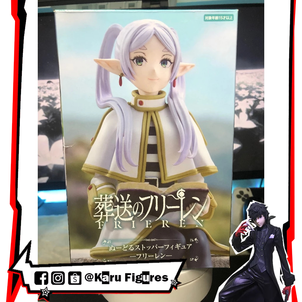 Frieren Look Up Figure Anime Beyond Journey's End Himmel/Frieren Noodle Stopper Figure Q Version Model Statue Ornaments Cake Topper