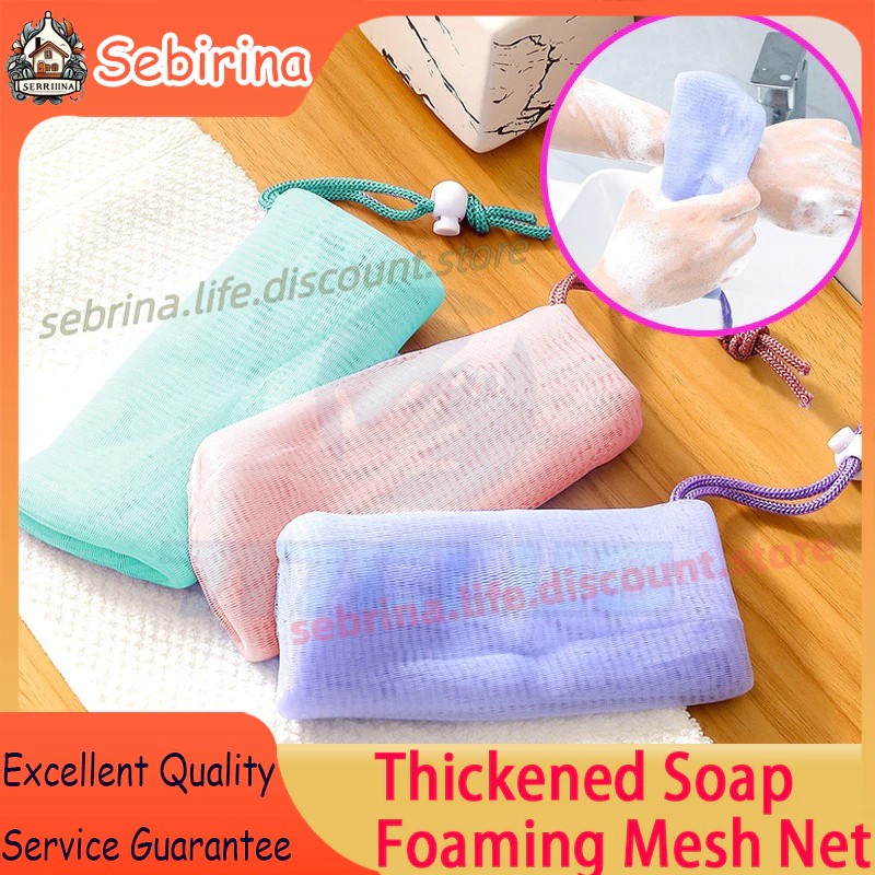 Thickened Soap Foaming Mesh Net Hanging Soap Storage Bag Shower ...