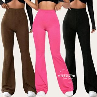 WERTHY 美脚RIB FLARE LEGGINS 無数 