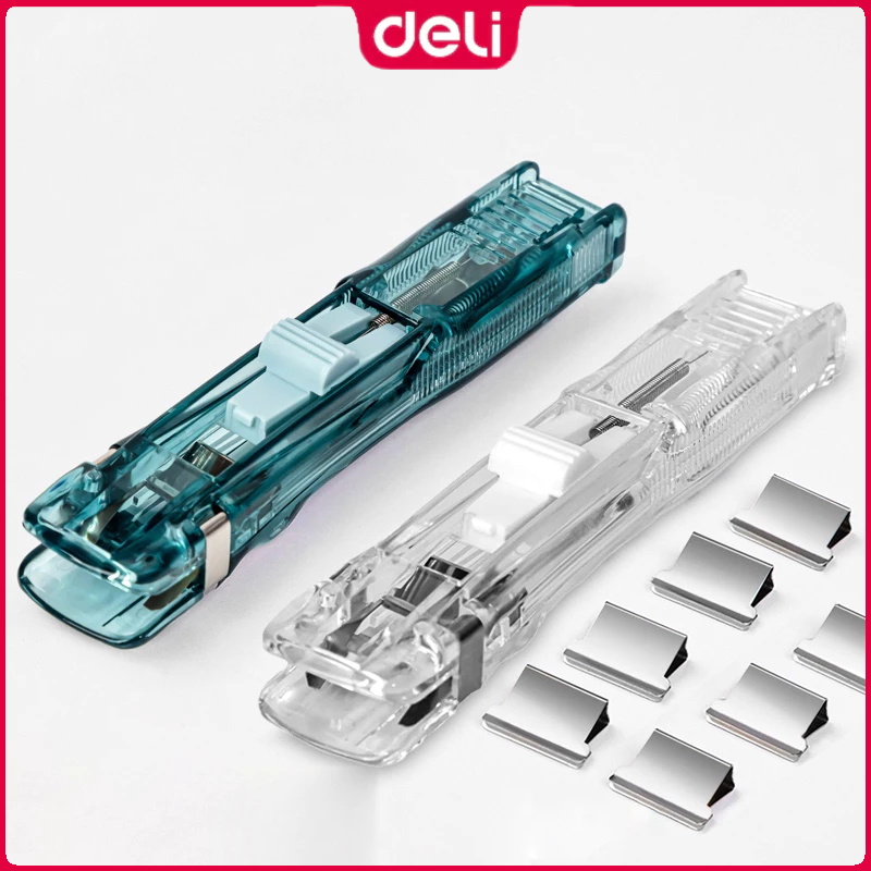 Deli Creative Stapler Paper Clip Binder Clip Book Paper Push Clip ...