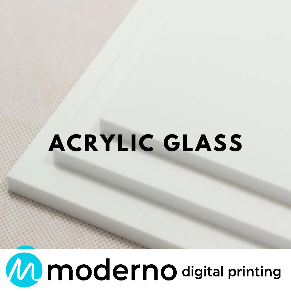 White Acrylic Glass Sheet 2x2ft | 24x24in Size Pre-Cut Size Transparent