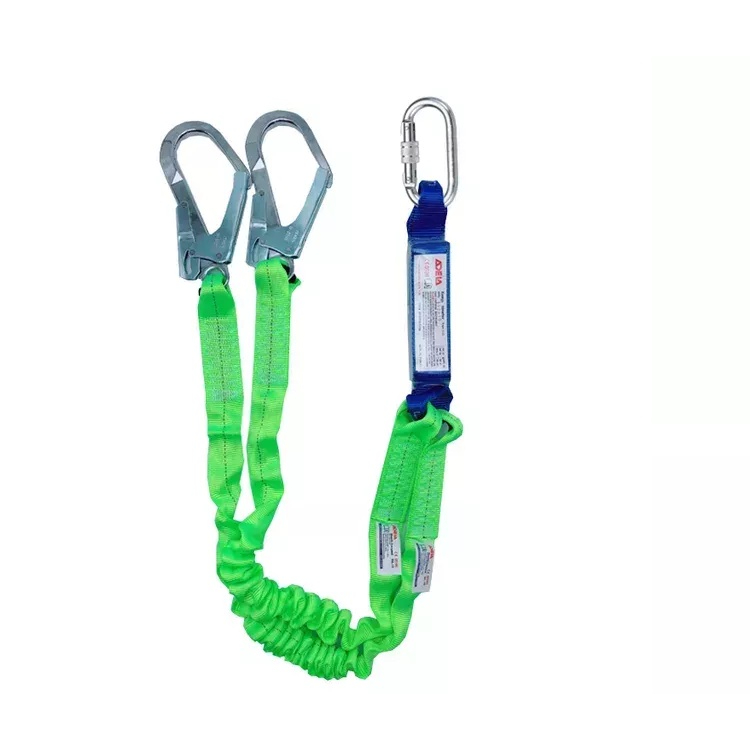 ADELA WF32 Double Lanyard Web Type with Shock Absorber and Big Hook ...