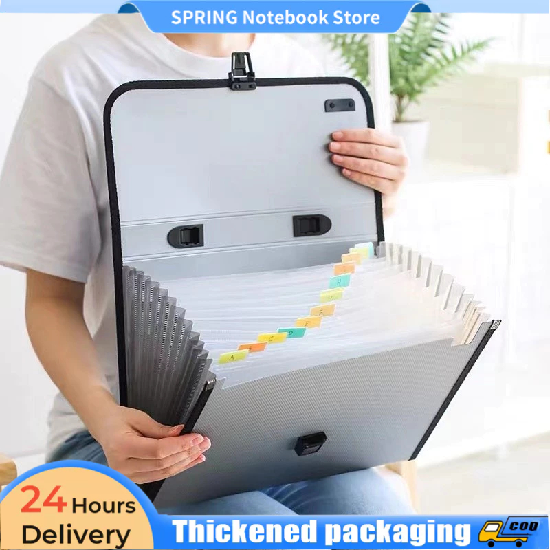 A4 Document storage with handle large capacity File Folder diamond