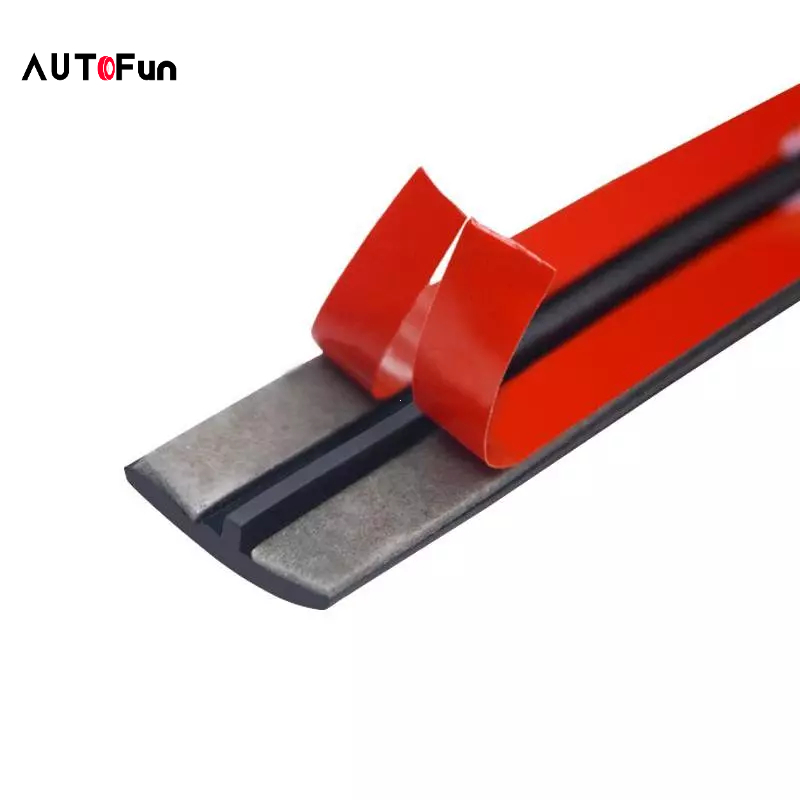 AUTOFUN 2m car seal window edge rubber car sound insulation rubber ...