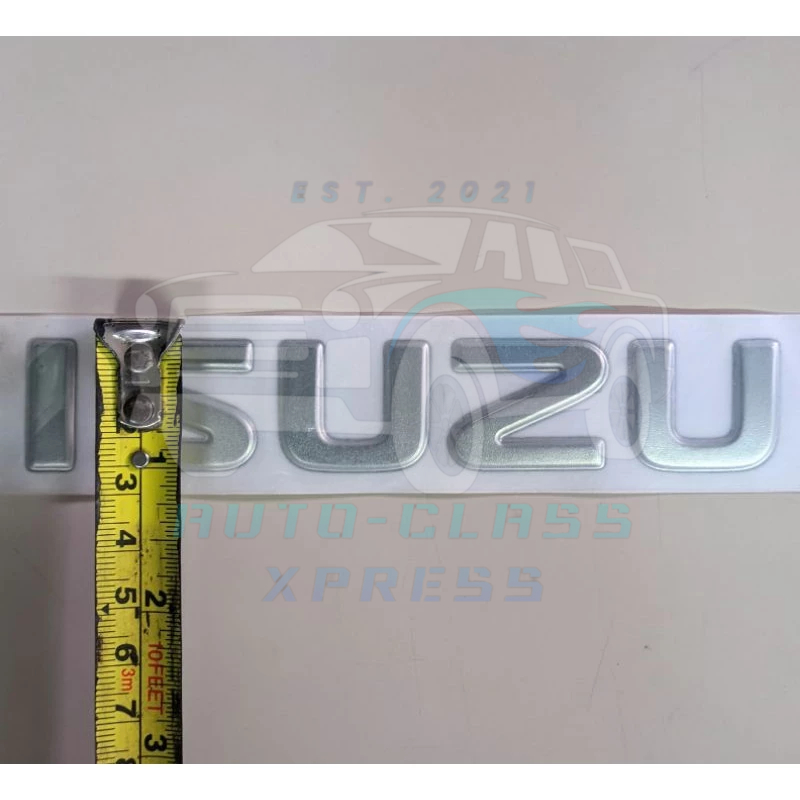 Genuine Original Back Door Isuzu Decal (CHROME) For Isuzu Crosswind XUV ...