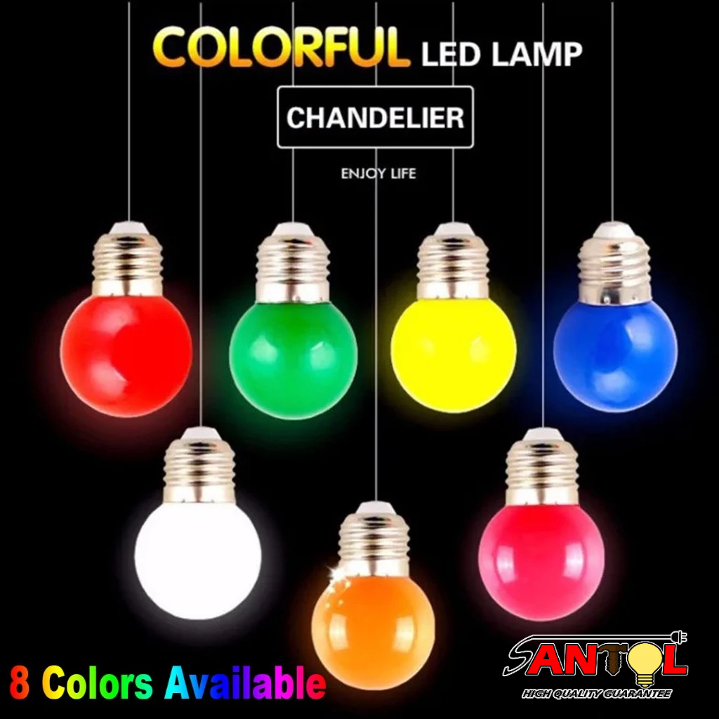 Colorful E27 Base RGB Lamp Decor for Holiday Christmas Wedding Party ...
