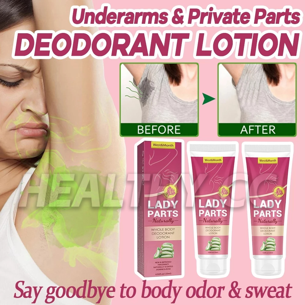 Underarm Deodorant Cream 120ml Body Odor Removal Cream Herb Anti Sweat