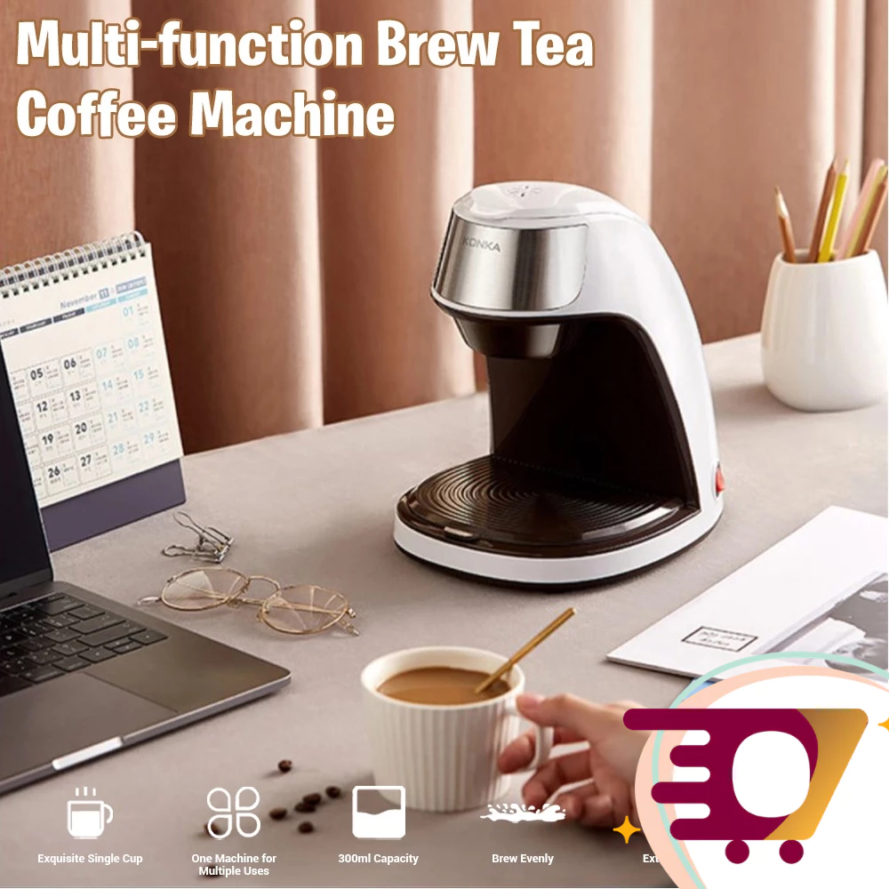 [OMNI] Konka Coffee Maker Machine Tabletop Portable Coffee Maker Mini