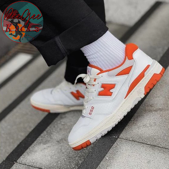 New Balance 550 White/ Orange