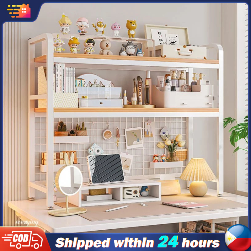 Spot/Book Rack Organizer Desk Organizer Rack Computer Desk 2 Layer ...