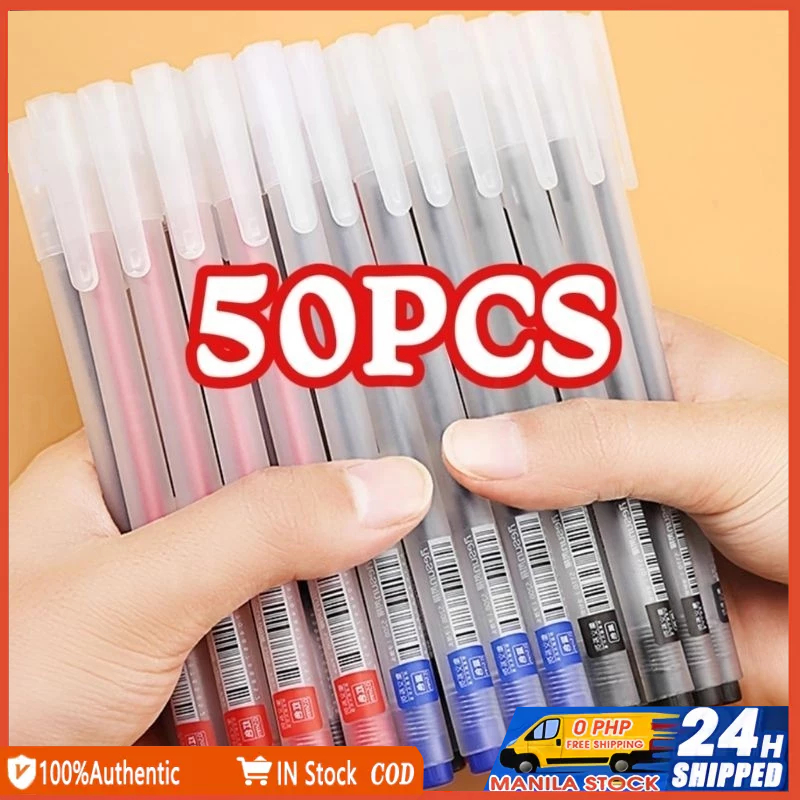 50-Pack Neutral Ink Gel Pen Refills - 0.5mm & 0.38mm Tips For Smooth Writing 7 thumbnail image