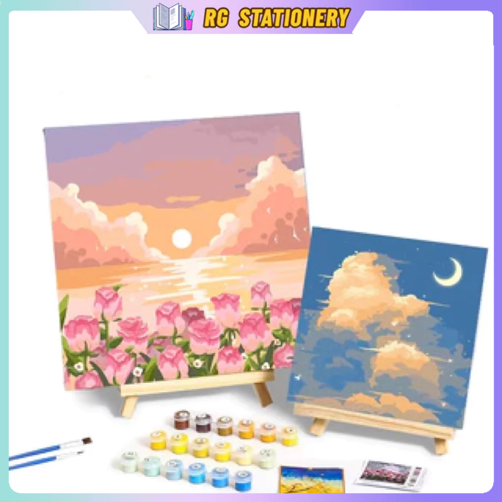 Digital Oil Many Size Paint By Numbers Canvas Frame Number Painting ...