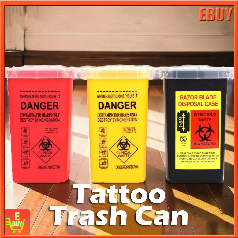 Sharps Collection Bucket Disposable Needle Recycling Bucket Tattoo