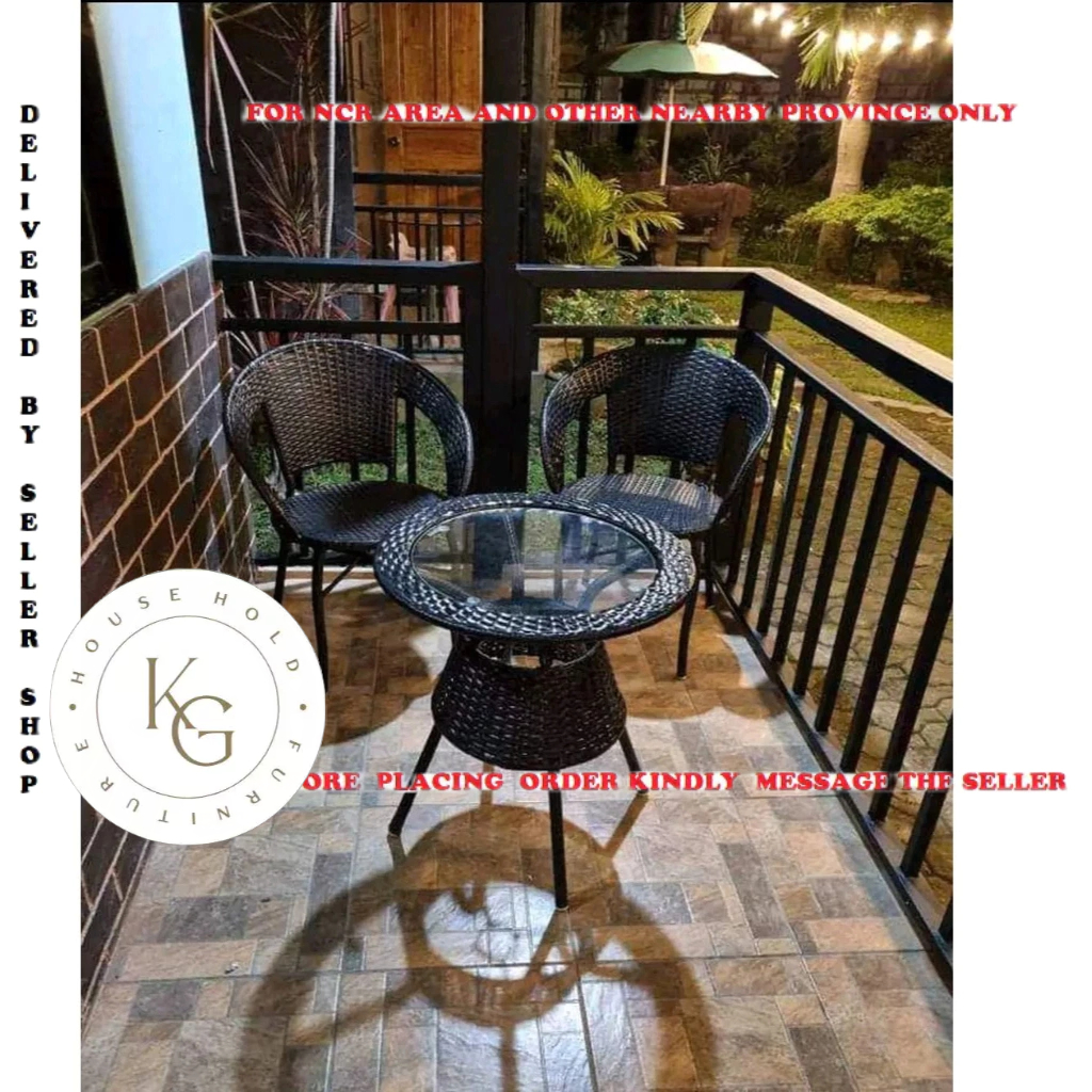 SYNTHETIC RATTAN COFFE TABLE 2S | Shopee Philippines