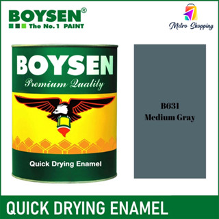 Boysen Permacoat Latex Premium Quality Quick Drying Enamel 1Liters and ...