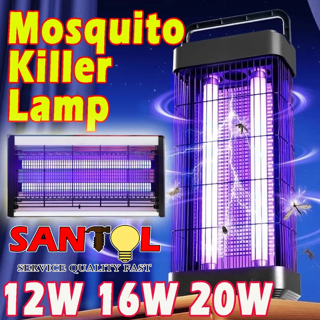 Pest Control Insects Trap Lights Bug Zapper Bulb UV LED Light Nursery