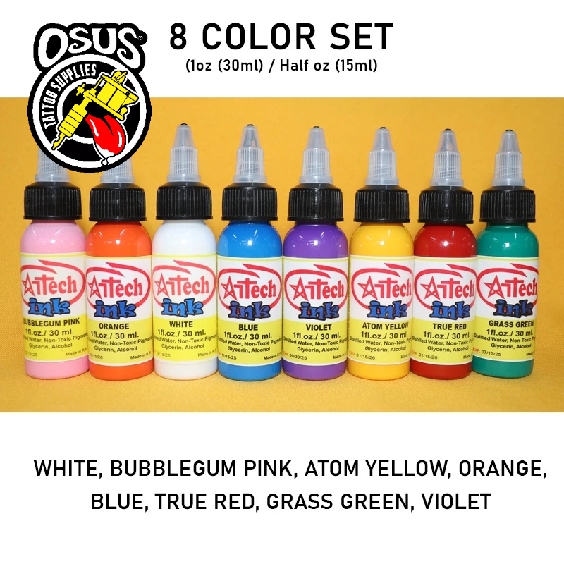 ARTECH INK 8 COLOR INK SET | Half oz /1oz | Sold per Set | Artech Ink ...