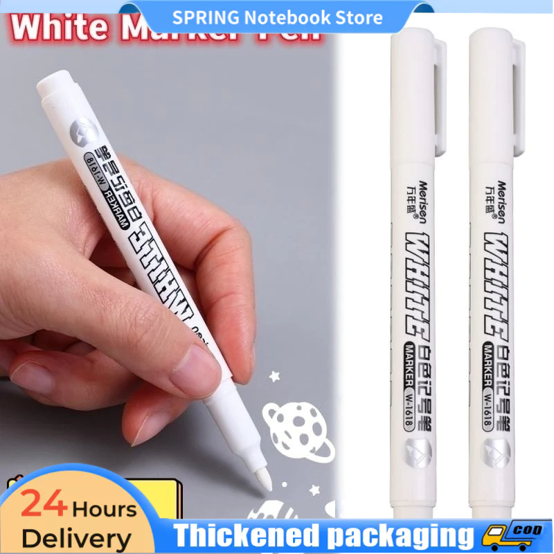 1 PC White Marker Pen Permanent Paint Quick-Drying Oil Waterproof ...