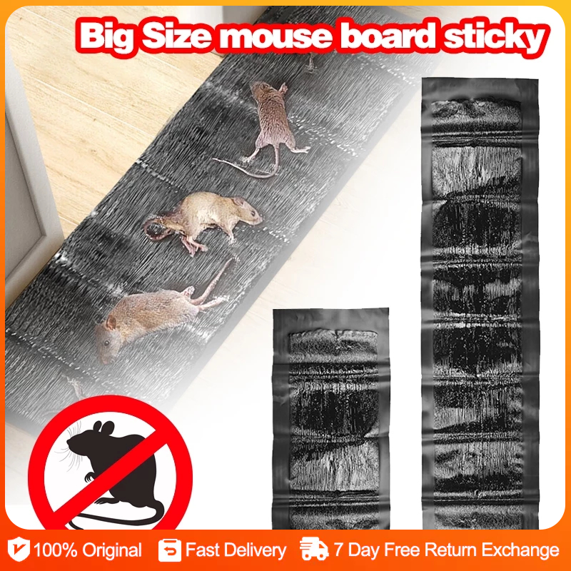 Mouse Board Sticky Mice Glue Trap High Effective Rodent Rat Snake Bugs ...