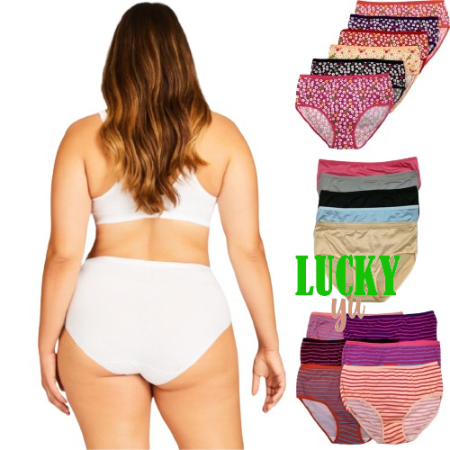 6 PC's Assorted/ Random Design Women Sexy Panties Soft Cool