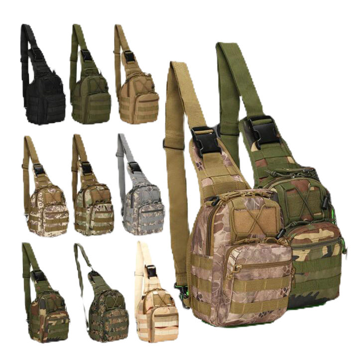 Men Backpack Sling Chest Pack Shoulder Bag Outdoor Hiking Travel