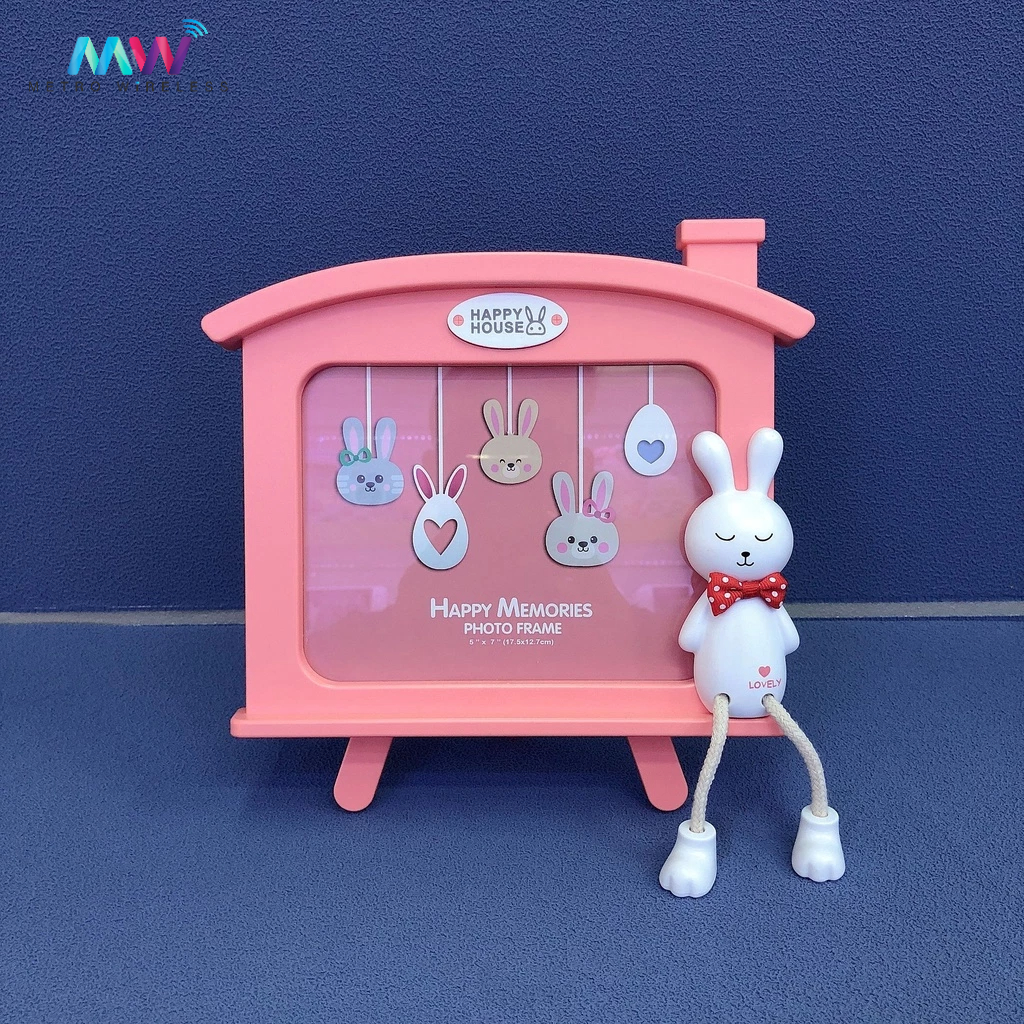 White Rabbit Photo Frame TF3383 Cute Aesthetic 5R Frame 17.5x12.7cm for ...
