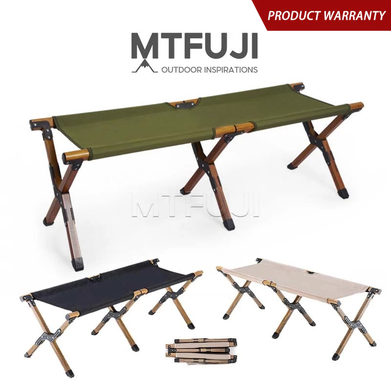 Mt.Fuji Camping Double Stool Aluminum Alloy Folding Marching Stool ...