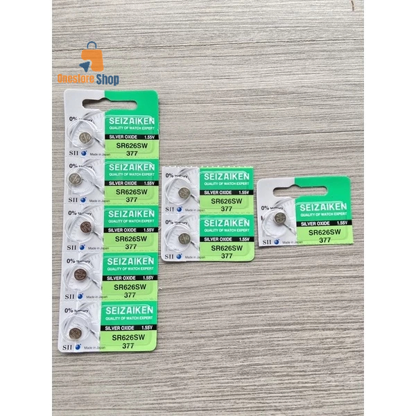 SR626W(377) SEIZAIKAN Batteries 1.5V Oxide Watch Battery | Shopee ...