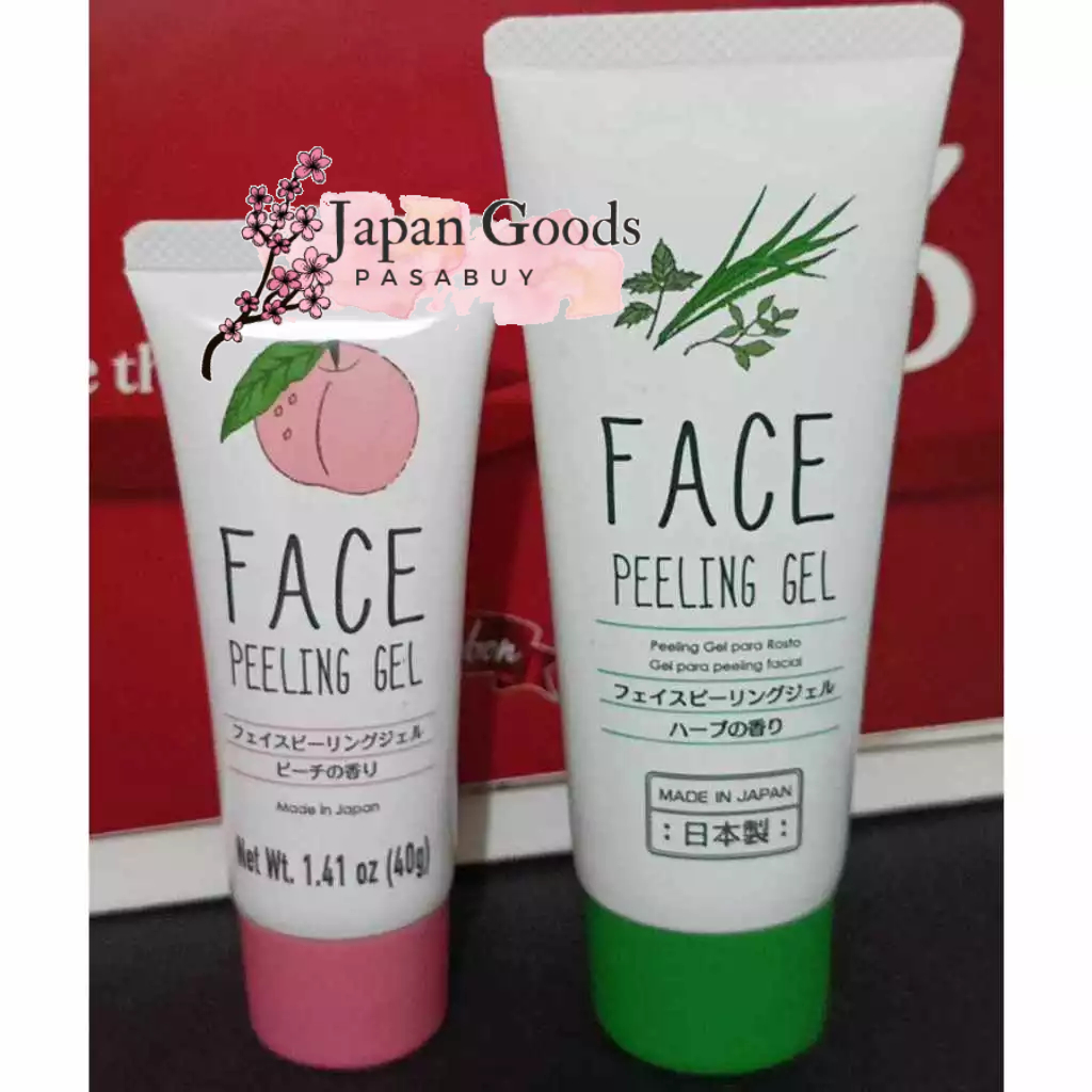 Daiso Japan Face Peeling Gel (Herbs Scent 50g / Peach 40g ) Shopee