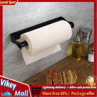 1pc Under Cabinet Paper Towel Holder Roll Paper Rack Organizer for Kitchen  Tools