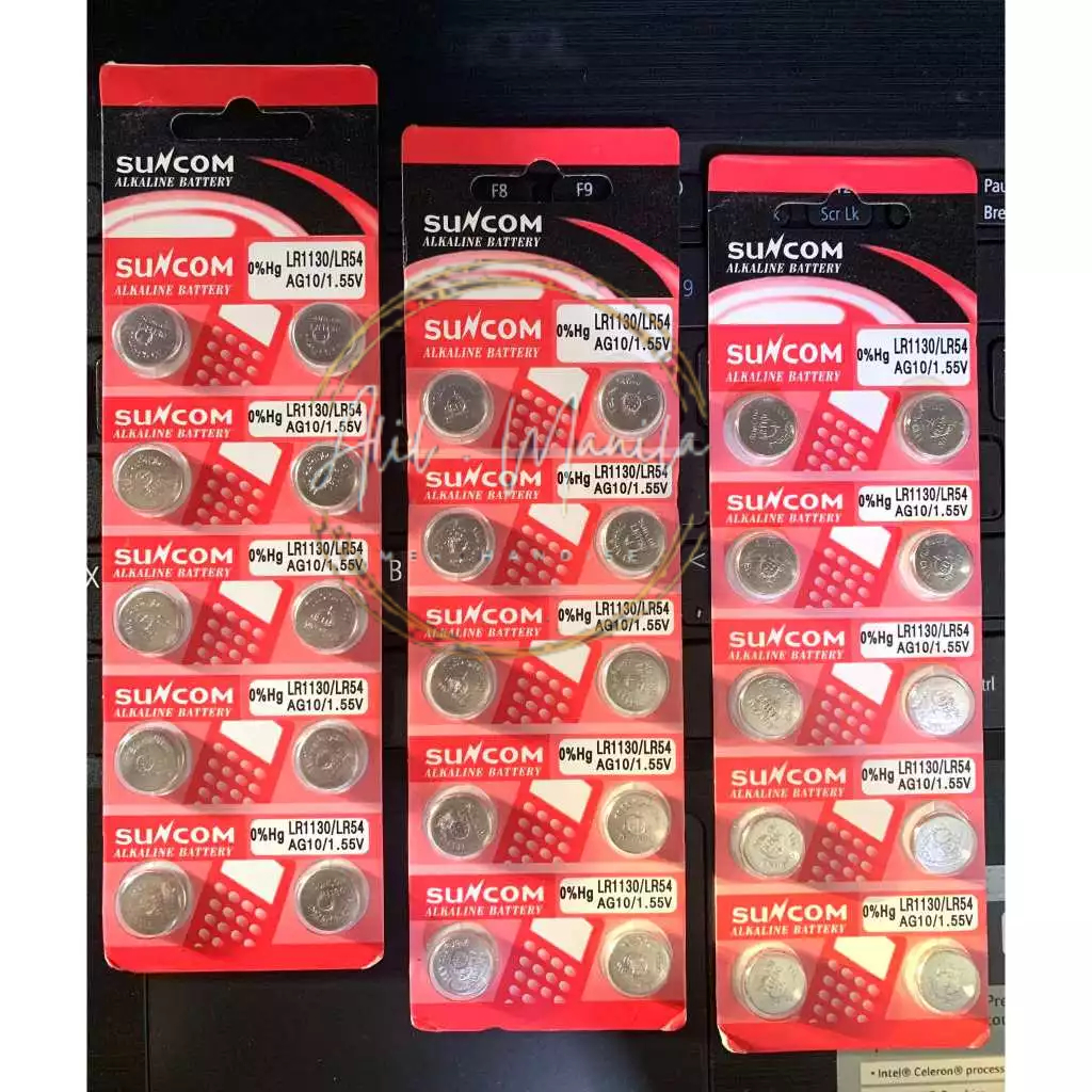 LR1130 AG10 SG10 389 189 1.5V Button Coin Cell Battery For