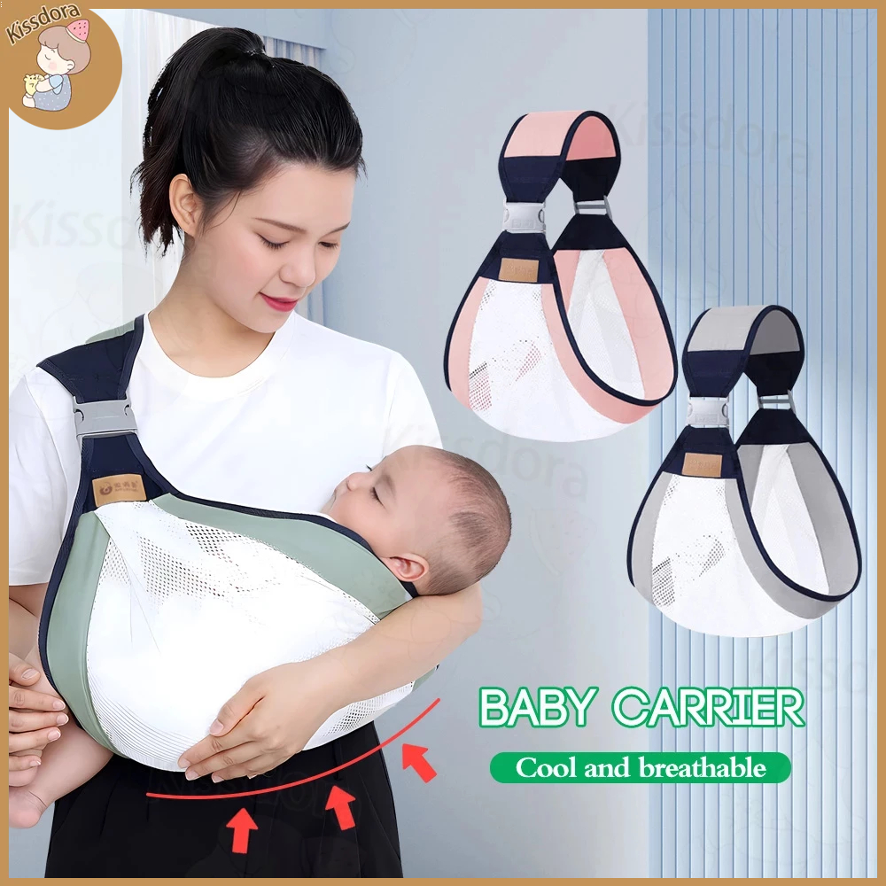 Kissdora Baby Carrier Baby Wrap Carrier Breastfeeding Cover Support