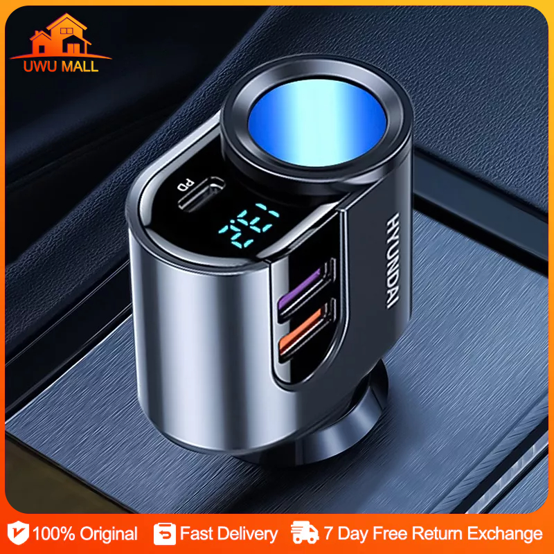 Hyundai Original Car Charger Adjustable Dual Usb Quick Charger Pd 30w 4 