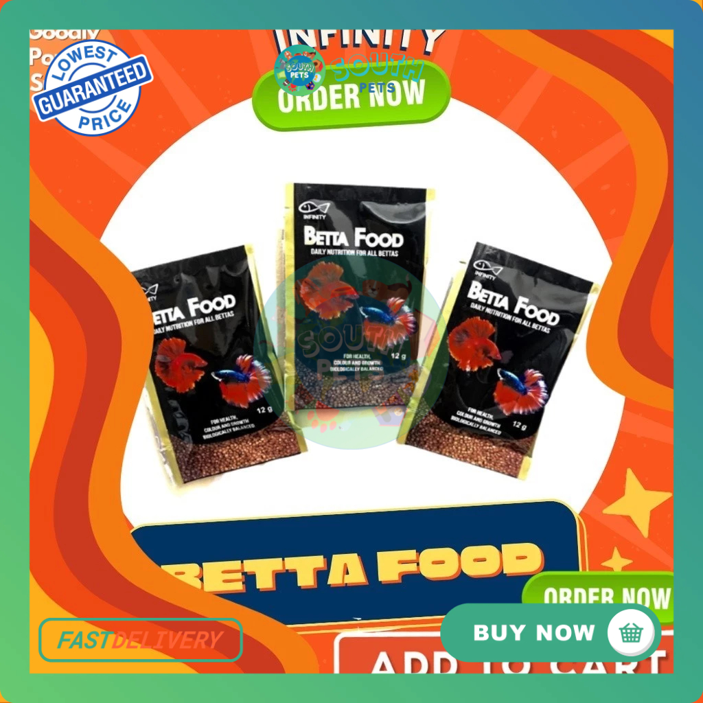 Infinity Betta Food Daily Nutrition for All Bettas Grooming Color ...
