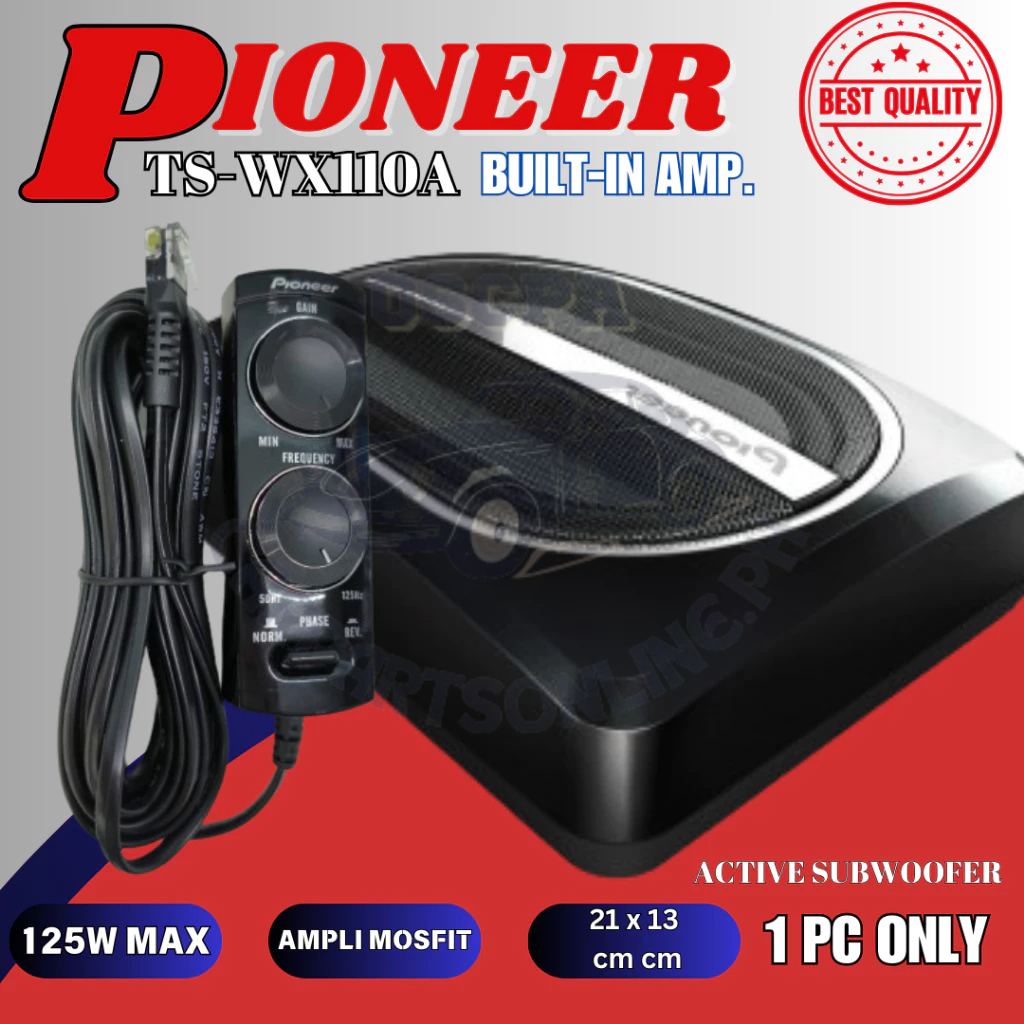 Pioneer TS-WX110A ウーファー 最大出力150W Pioneer TS-WX110A ウーファー 最大出力150W