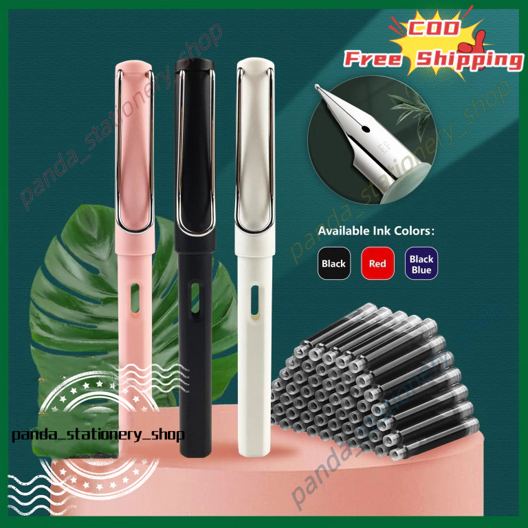Stylish Pen Set Replaceable Ink Box Writing Stationary School Supplies ...