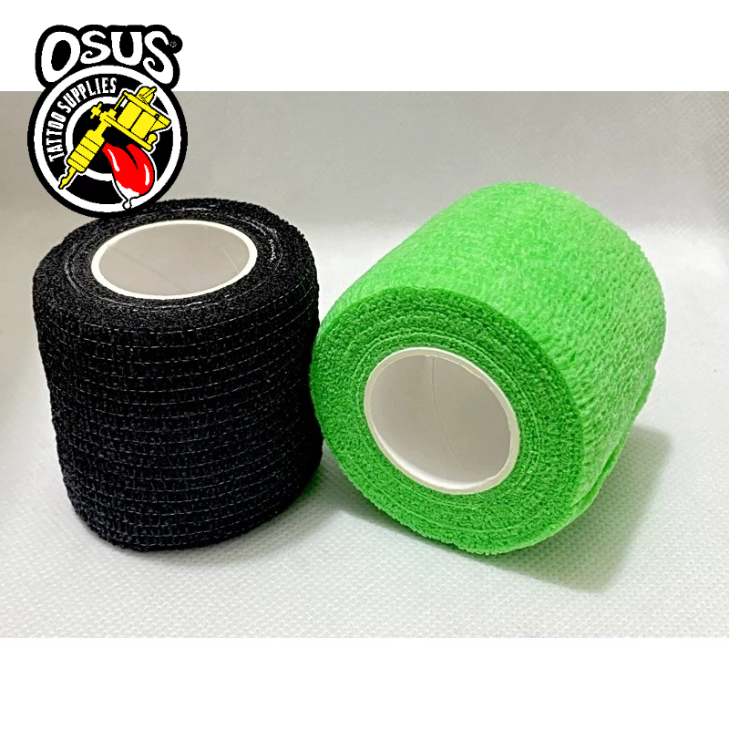 Mizikuu Tattoo-Griff-Bandage, 12 Stück – Elastischer, Selbstklebender Wrap Für Tätowierer & Sport