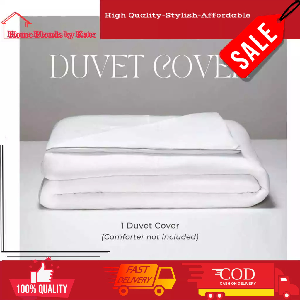xxHBK' Duvet Cover Plain White Us Cotton Bedsheet Filler Cover Size