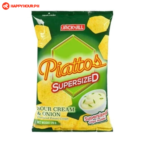 Piattos Supersized Sour Cream & Onion 170g | Shopee Philippines