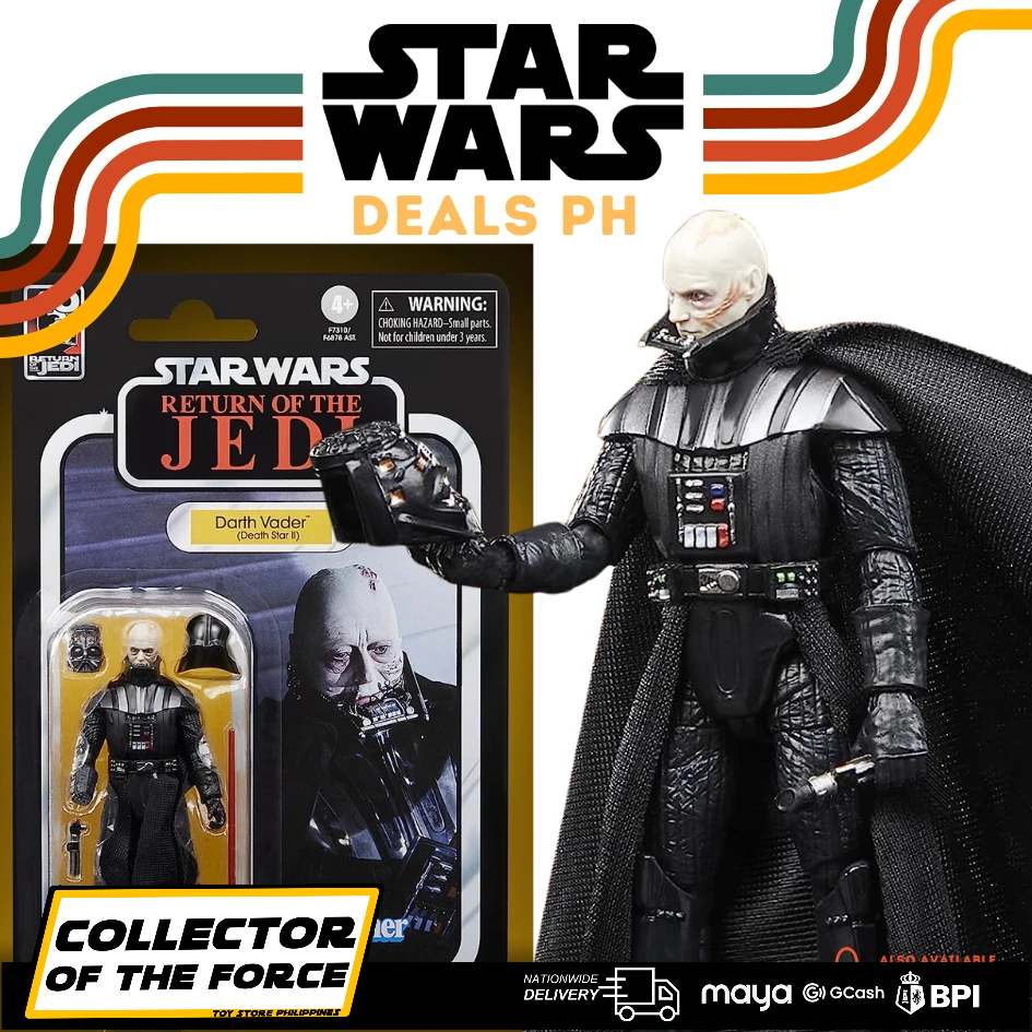 Star Wars TVC 3.75 - Darth Vader Unmasked Death Star 2 (Damaged Card ...